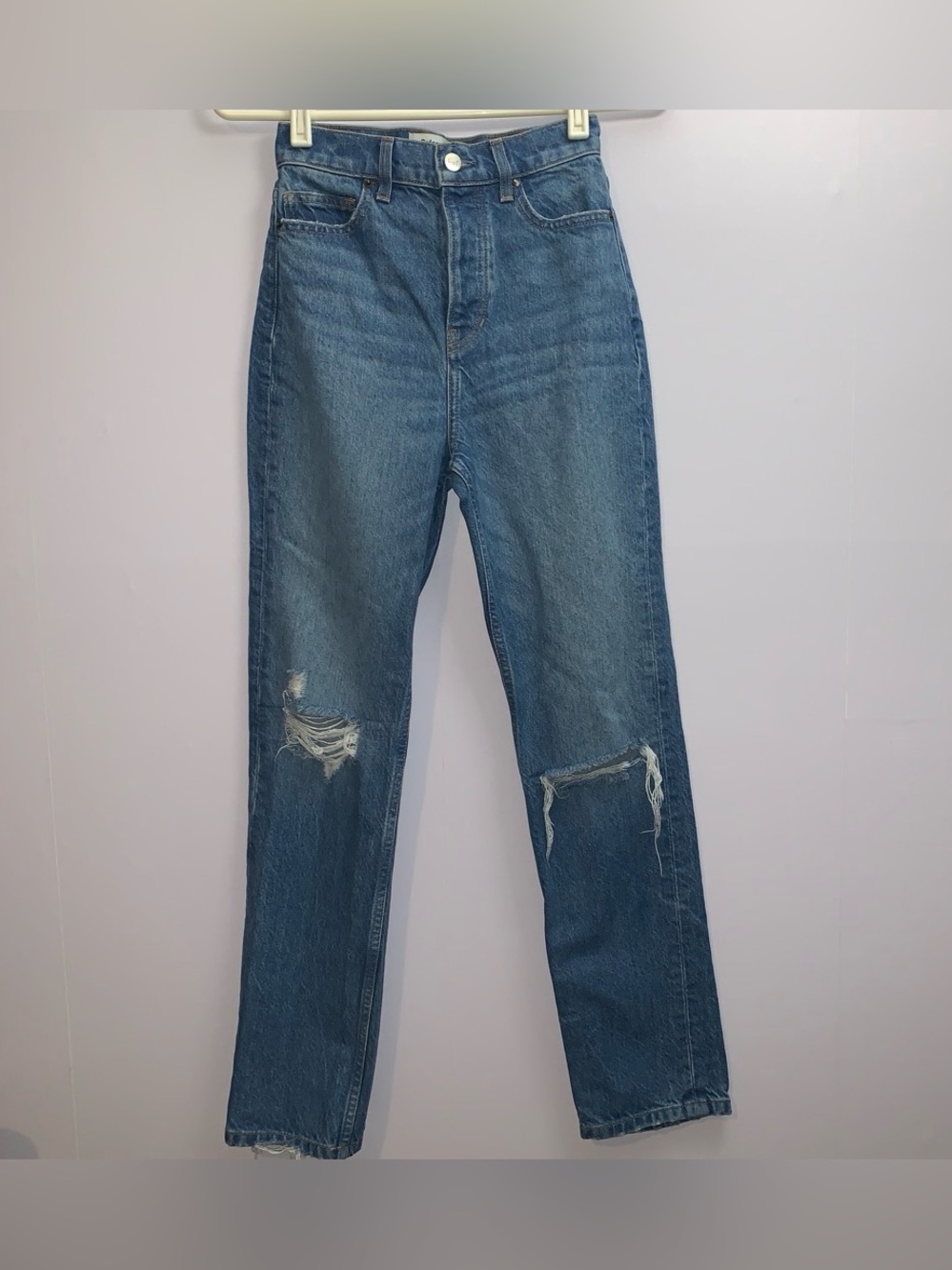 Reformation Jeans: Cynthia High Rise Straight Jeans